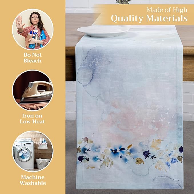 Maison d' Hermine Table Runner 100% Cotton Single Layer Table Runners 108 - Image 3