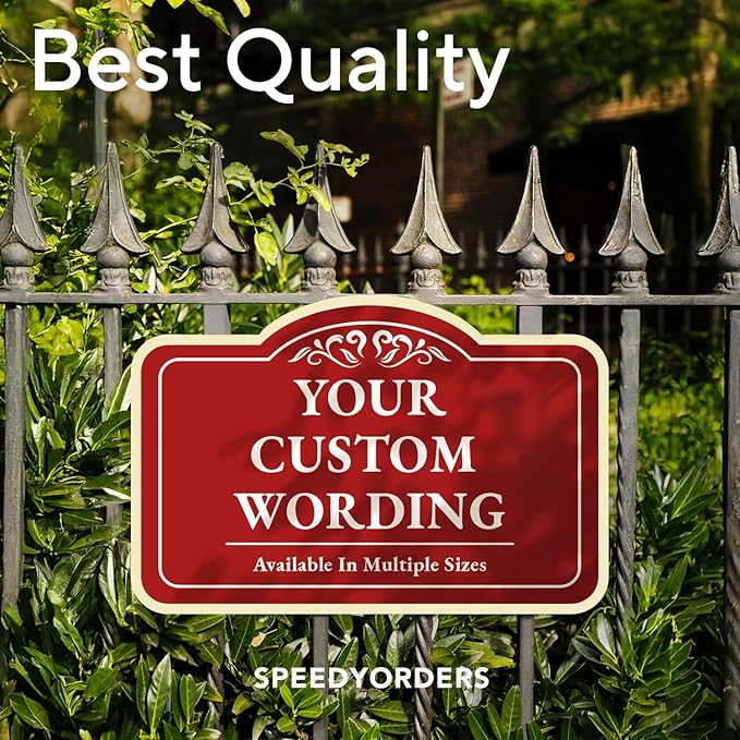 Custom Decorative Outdoor Metal & Aluminum Signs, Personalized Driveway Signs - Image 7