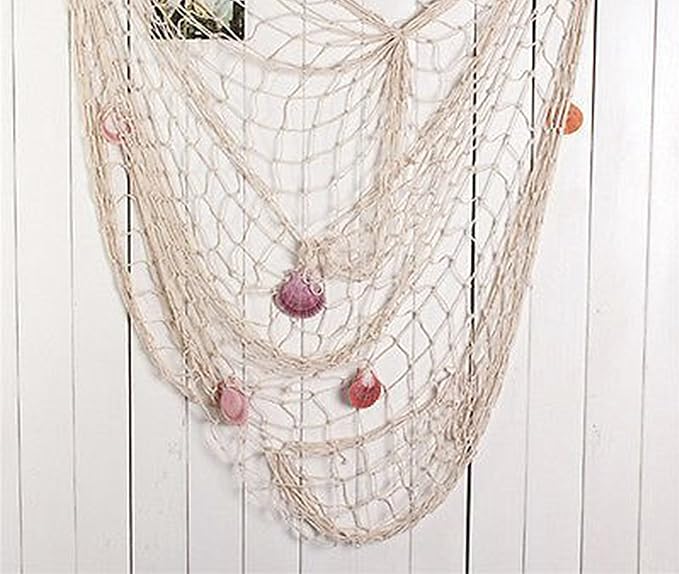Natural Fish Net Party Decorations - Image 6
