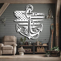 lunwall Metal Anchor Wall Decor, Anchor Metal Sign, Metal Anchor Decor by LunwallArtDecor