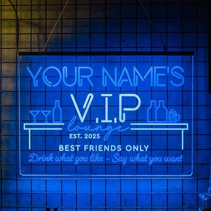 Personalized Bar Signs with Your Name by LULMicaLedSign