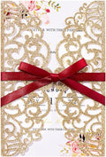 25pcs Personalized Wedding Invitations by HomeKitchen