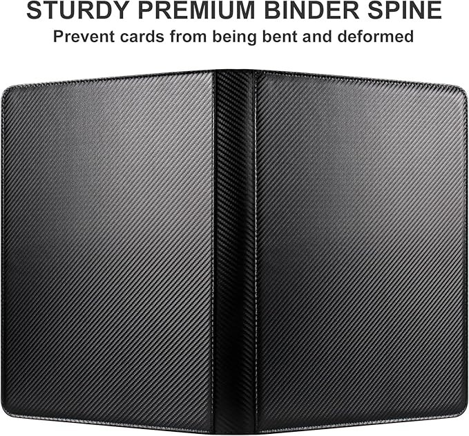 GEAoffice Trading Card Binder 16 Pockets, Premium Large 1000 Card Binder Holds - Image 6