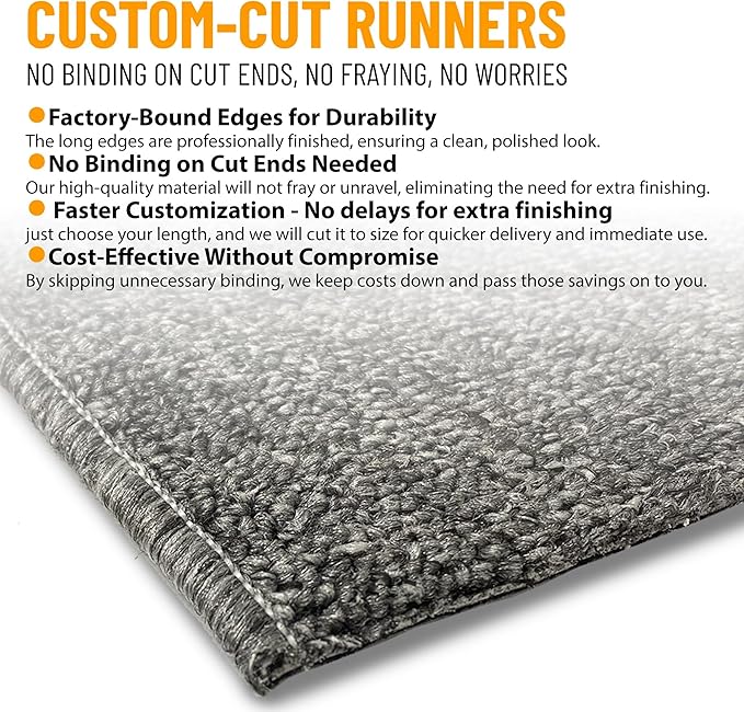 Ottomanson 2' x 11' Ultra-Thin Hallway Runner Rug - Image 2