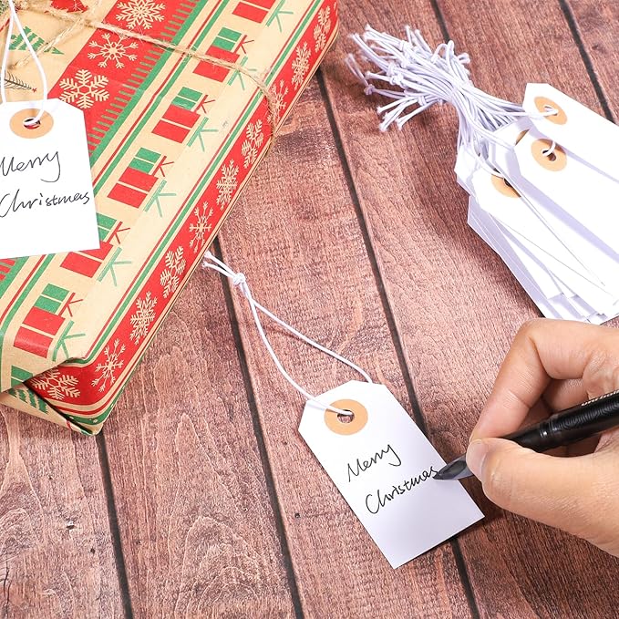 Prudiut 100 Pack Gift Tags - Image 6