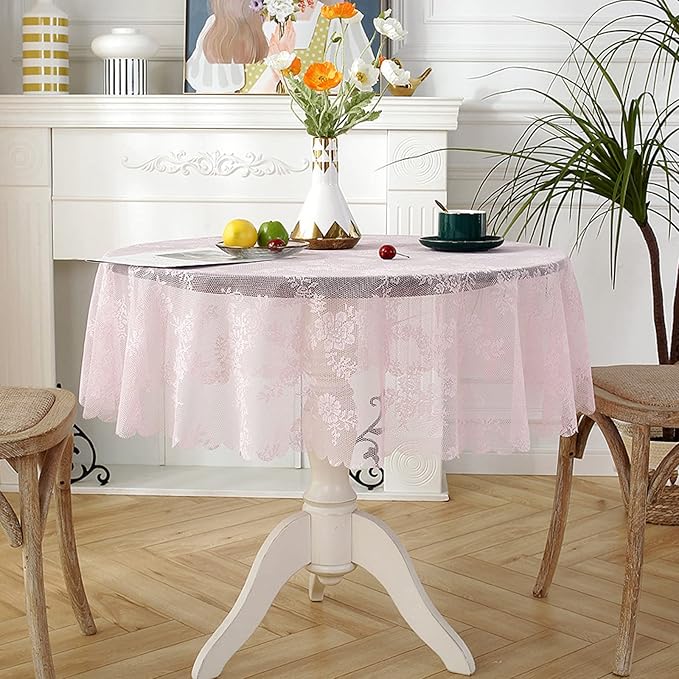 Jeloris Round Lace Tablecloth - Image 2