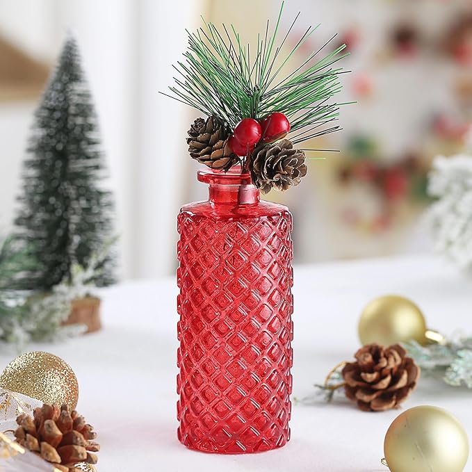 Bud Vases 15 Pcs for Centerpieces Wedding, Flower Vases in Bulk for Rustic Home - Image 4
