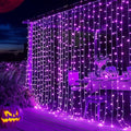 Dazzle Bright 300 LED Curtain String Lights, Halloween Fairy Lights by DazzleBright