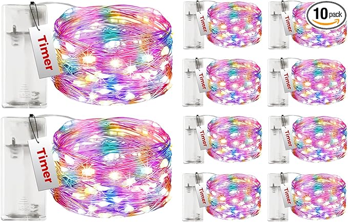 btfarm 10 Pack Fairy Lights Battery Operated by btfarmdecorativelighting