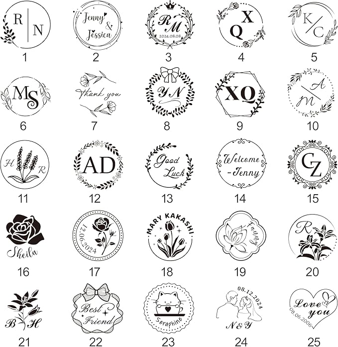 Custom Wax Seal Stamp, Personalized Wax Seal Stamp Kit, Create Your Own - Image 2