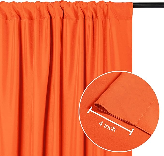 DWCN 10x7 FT Backdrop Curtains for Parties, Photography Backdrop Drapes - Image 3
