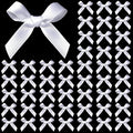 YGDZ 50 PCS Mini White Bows, Small Stain Ribbon White Bow by YGDZ