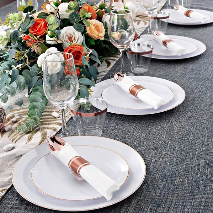 Supernal Set of 60 Packs Rose Gold Silverware - Image 7