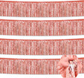 4 Pack 10 Feet Rose Gold Foil Fringe Garland Metallic Tinsel Streamers Banner by Ferwzsr