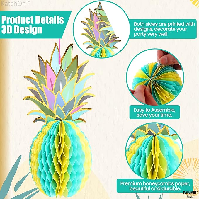 KatchOn Huge Pineapple Centerpiece - Image 3