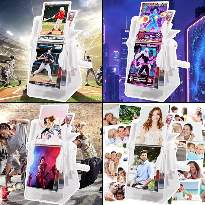 24-Slot Card Flip Book Display Stand, Trading Card Holder - Image 5