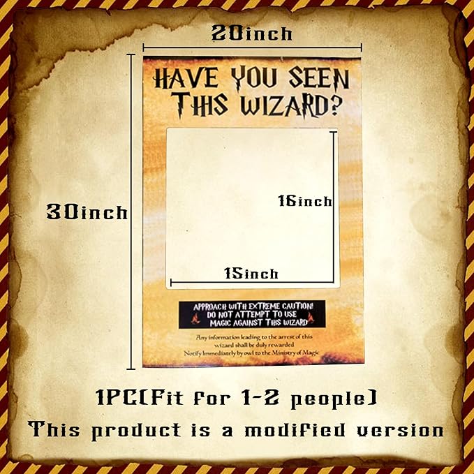 LaVenty Have You Seen This Wizard Photo Booth Prop Wizard Inspired Photo Booth - Image 3