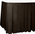 Ultimate Textile Pleat Polyester Fabric Table Skirt by UltimateTextile
