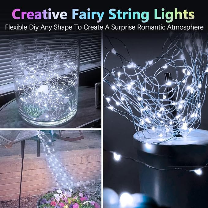 2 Pack 200LED Battery Operated Fairy Lights - Image 3
