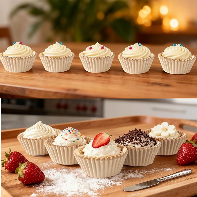 1.4 inch 1000-Count Mini Cupcake Liners Bright Colorful Muffin Baking Cups - Image 5