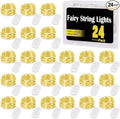 24Pack Fairy Lights, Battery Operated String Light, 6.6FT 20 LED Mason Jar by Yihurlm
