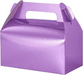UnicoPak 30 Pack Glossy Purple Gable Treat Boxes, Party Favor Boxes, Gift Boxes by UnicoPak