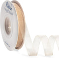 Ribbli Champagne Organza Ribbon, 1/2 Inches x Continuous 50 Yard, Champagne by Ribbli