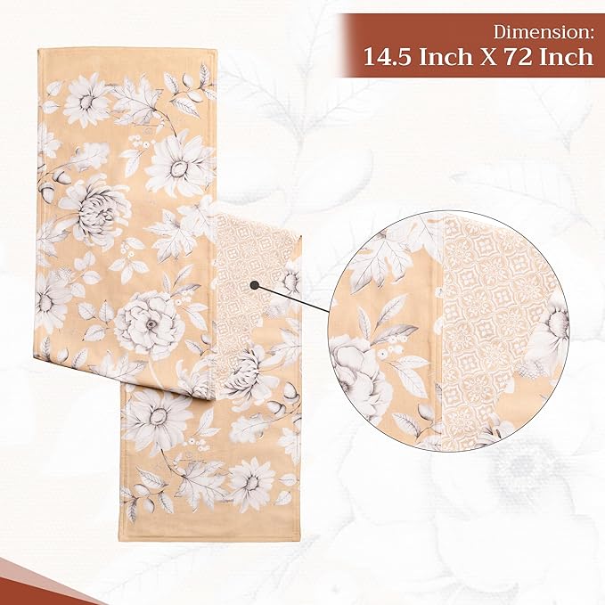 Maison d' Hermine Table Runner 100% Cotton Double Layer Table Runners 72 inches - Image 4