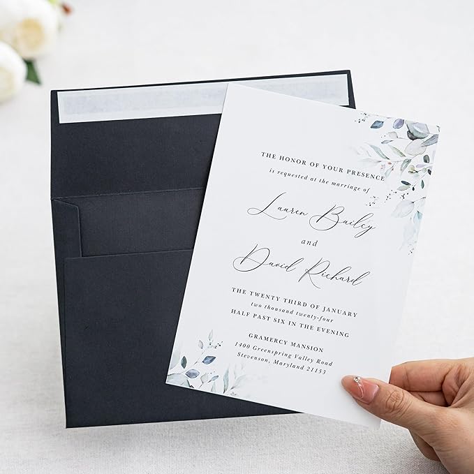 PONATIA 50 Pieces 5x7 Envelopes, A7 Envelopes Self Seal - Image 8