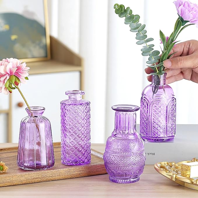 Bud Vases for Centerpieces Wedding, Flower Vases in Bulk for Rustic Home Decor - Image 5