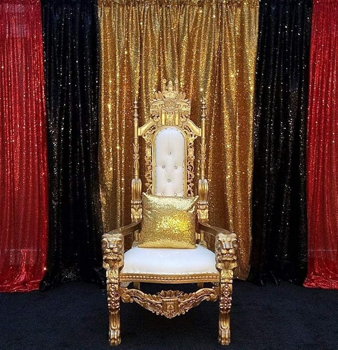 Poise3EHome 8FT x 10FT Sequin Photography Backdrop Curtain - Image 9
