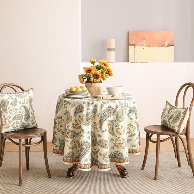 patdrea Designer Vintage French Table Cloth - Image 2