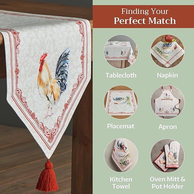 Maison d' Hermine Table Runner 100% Cotton Double Layer Table Runners 72 inches - Image 5