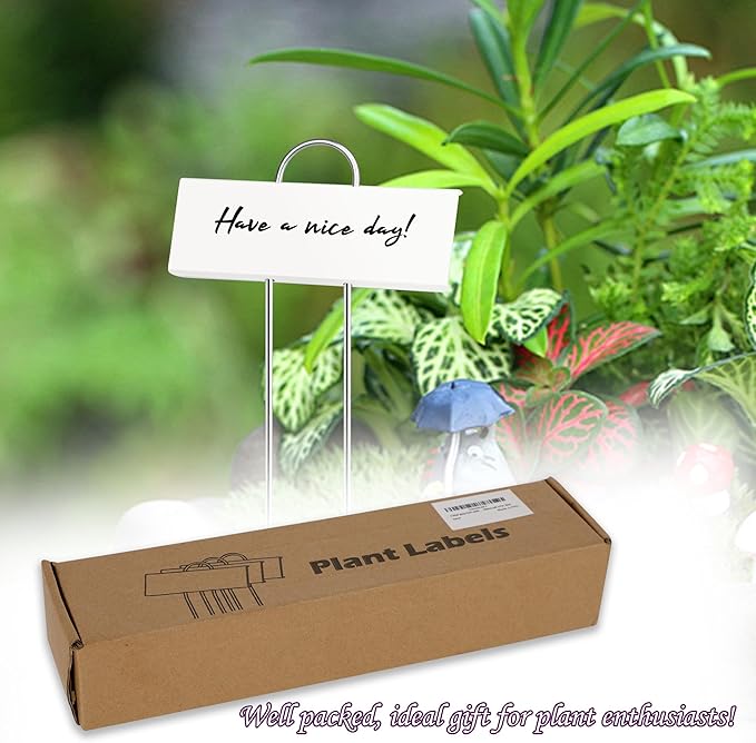 FORUP Metal Plant Labels, 30 Pack Garden Label Markers, Weatherproof Garden - Image 3