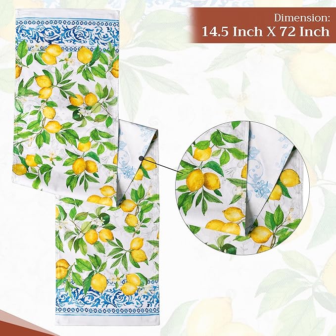 Maison d' Hermine Table Runner 100% Cotton Double Layer Table Runners 72 inches - Image 4