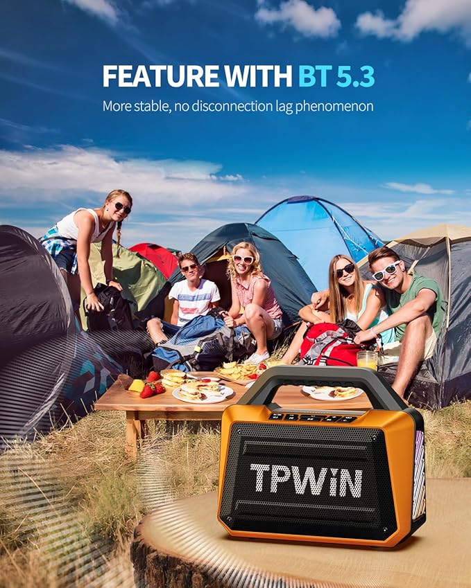 Bluetooth Speaker - 80W Loud - Image 8