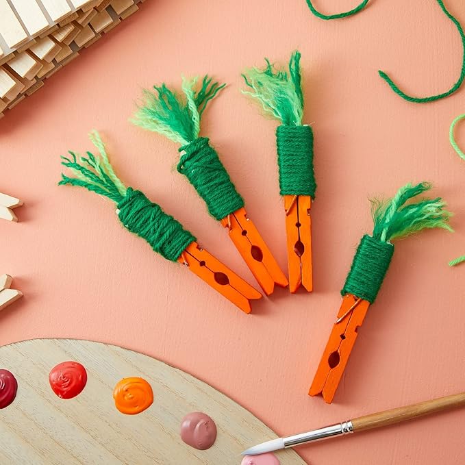 Juvale Wooden Clothespins & Hanging Clips - Image 3