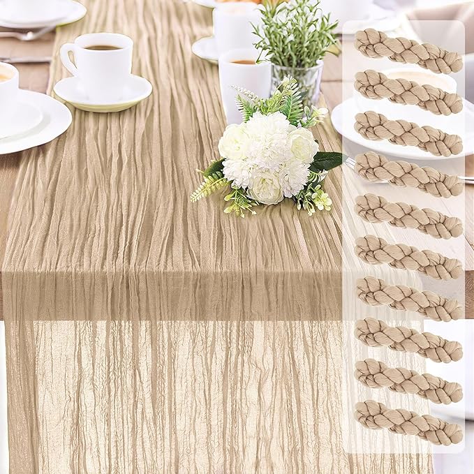 Cheesecloth Table Runner 10FT by Unknown