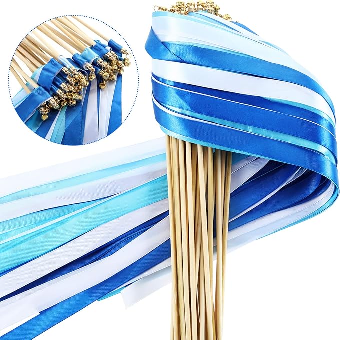 Boao 40 Pieces Mixed Color Ribbon Sticks - Image 4