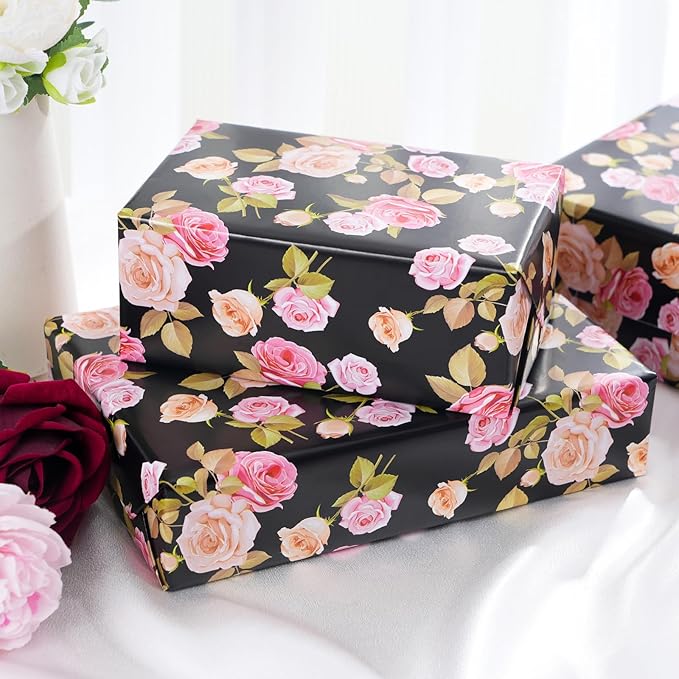 Ulmasinn Floral Wrapping Paper Roll - Image 5