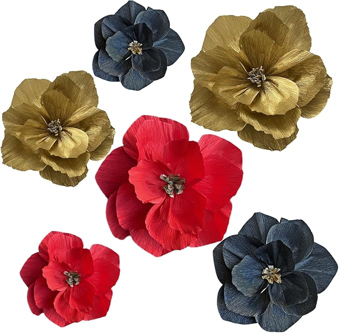 BRT Bearingshui Crepe Paper Flowers Decoration by BRT+Bearingshui
