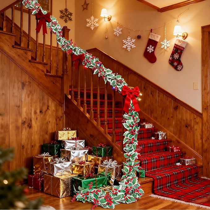 MAKHOT 2-Piece Christmas Garland Suitable - Image 8