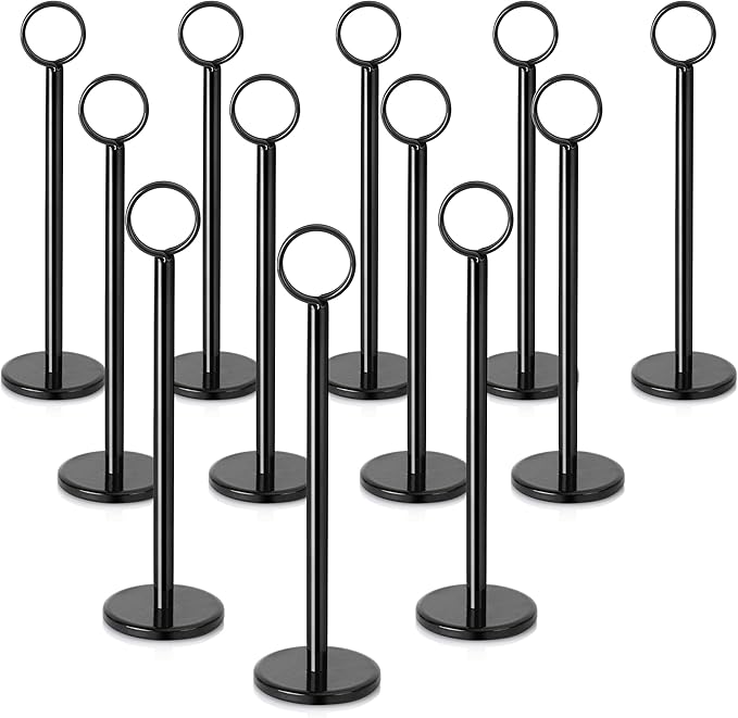 New Star Foodservice 27709 Ring-Clip Table Number Holder/Number Stand/Place by NewStarFoodservice