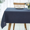 maxmill Linen Texture Tablecloth Water Resistant Antiwrinkle Spillproof by maxmill