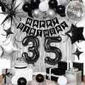 35th Birthday Decorations for Men Women, Fringe Curtains Kit by Birthdaypartyexpert