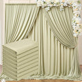 40 ft x 10 ft Wrinkle Free Sage Green Backdrop Curtain by Outpain