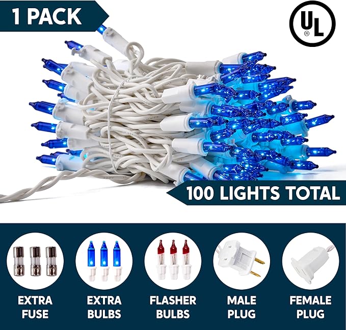 Joiedomi Christmas Lights Outdoor, 21.4ft String Xmas Decorations - Image 2