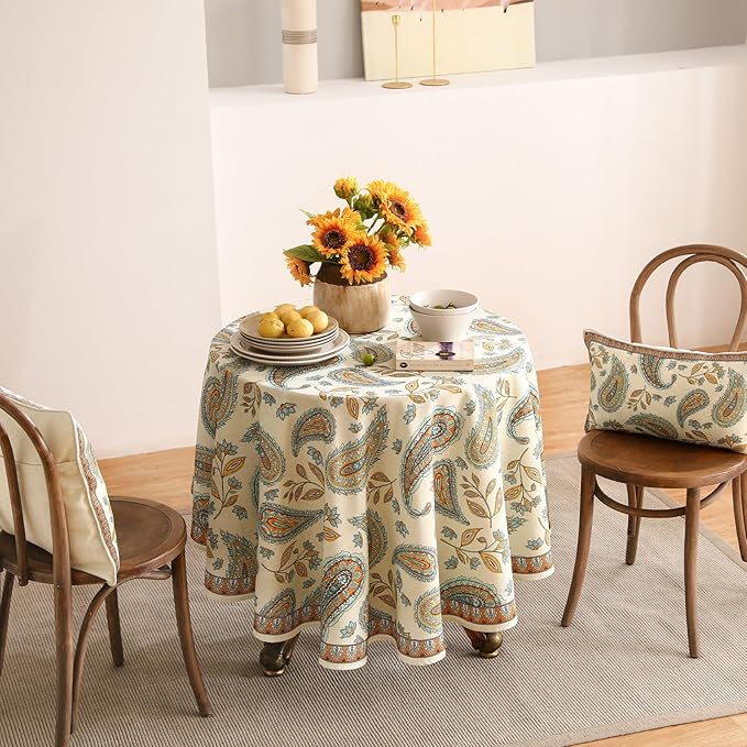 patdrea Designer Vintage French Table Cloth - Image 4