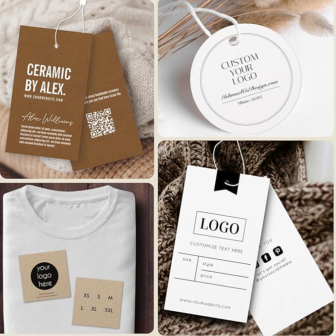 100 pcs Custom Hang Tags - Image 2