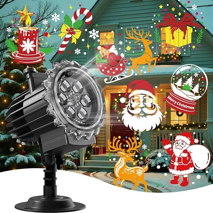 Christmas and Halloween Projector Lights Outdoor Holiday Decoration - Image 2